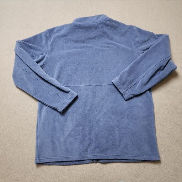 Columbia Fleece Jacket Full Zip Blue Mens Size Extra Large XL - Picture 2 of 9